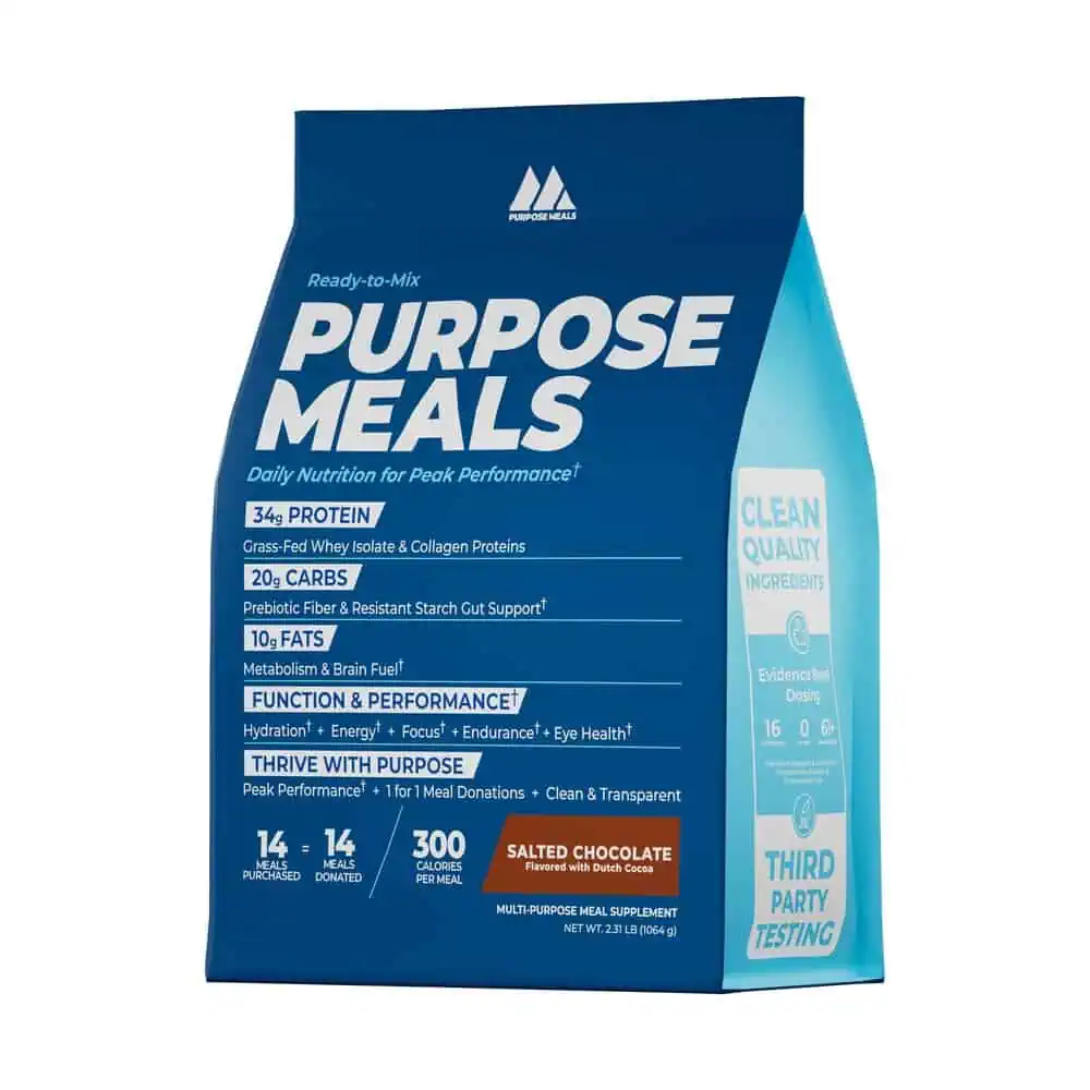 Purpose Meals Salted Chocolate Meal replacement with Vitacholine